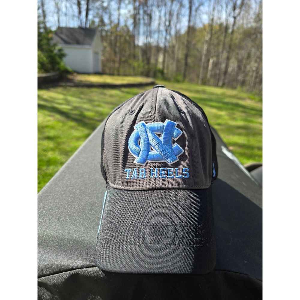 Russell Athletic UNC Tar Heels Hat Mens‎ Black Grey Adjustable Baseball Cap NCAA
